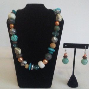 Brand New Necklace and Earrings